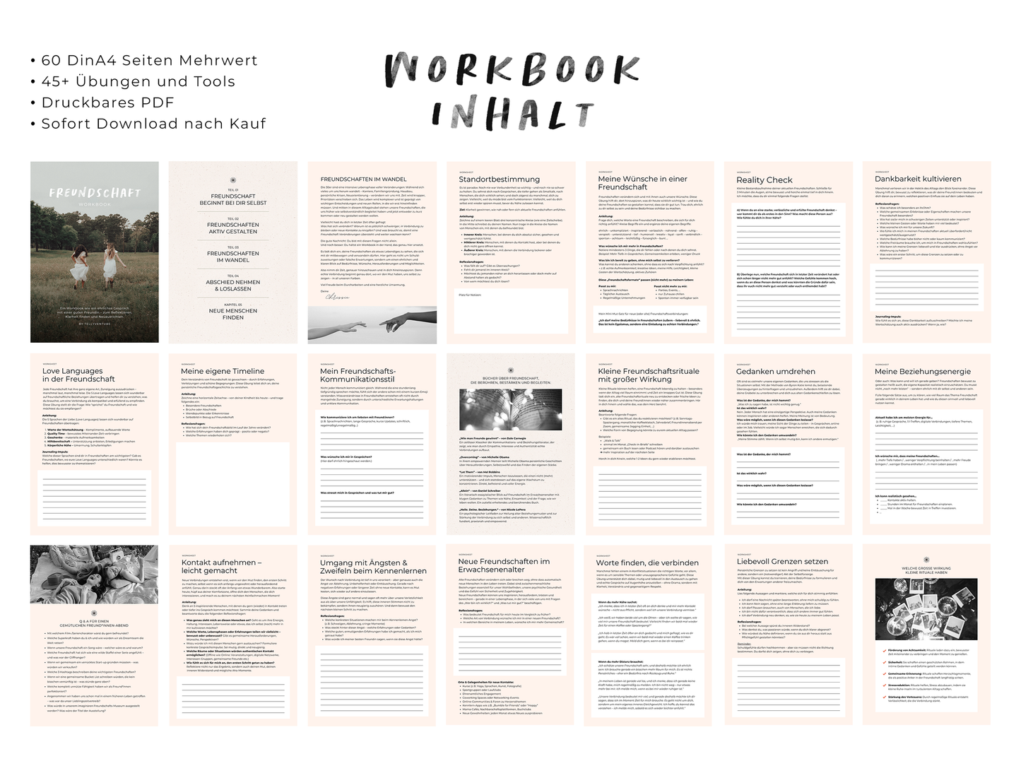 Digitales Workbook zum Thema "Freundschaft"